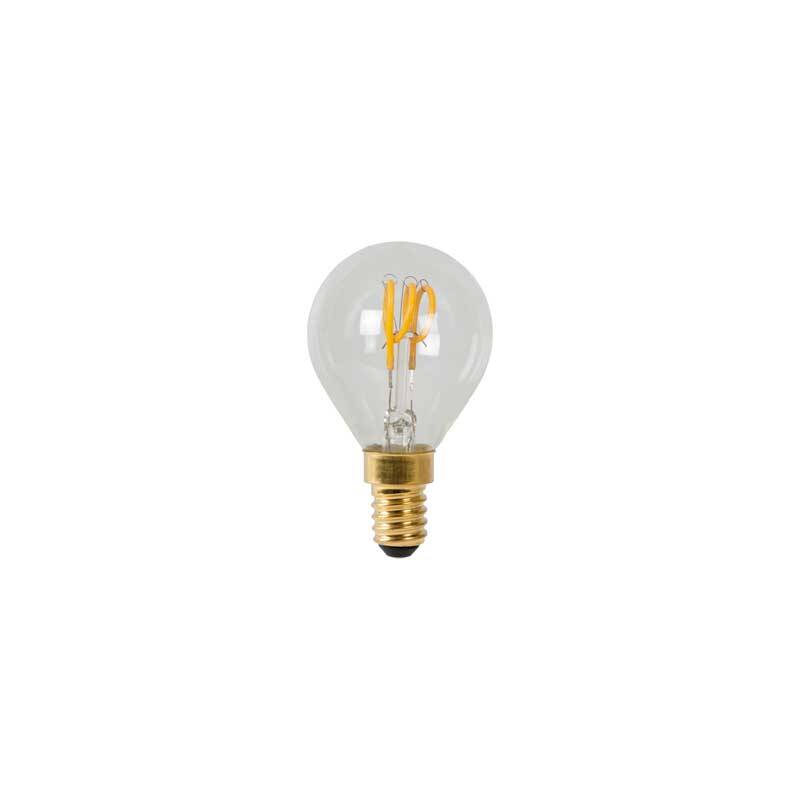 Image of Lucide 3W Dimmable LED Decorative Filament Golf Ball Bulb - Small Screw Cap