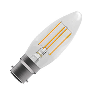 Bell 4W Cool White 470lm LED Decorative Filament Candle Bulb