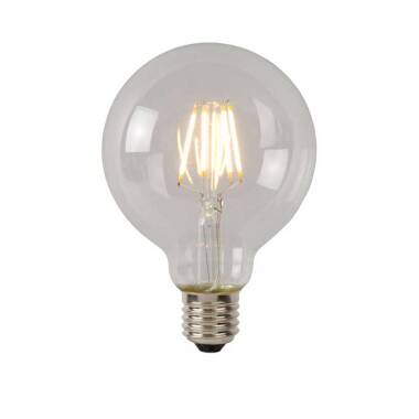 Lucide G80 7W LED Decorative Filament Globe Bulb - Screw Cap