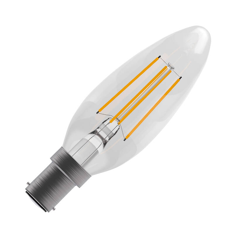 Image of Bell 4W Cool White 470lm LED Decorative Filament Candle Bulb