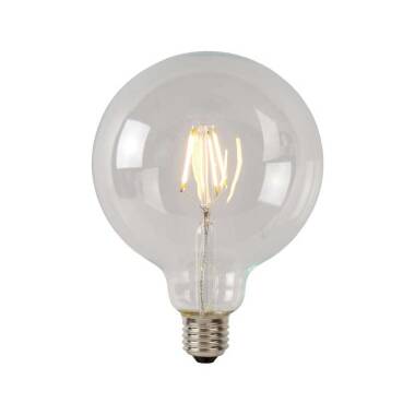 Lucide G95 7W Dimmable LED Decorative Filament Globe Bulb - Screw Cap