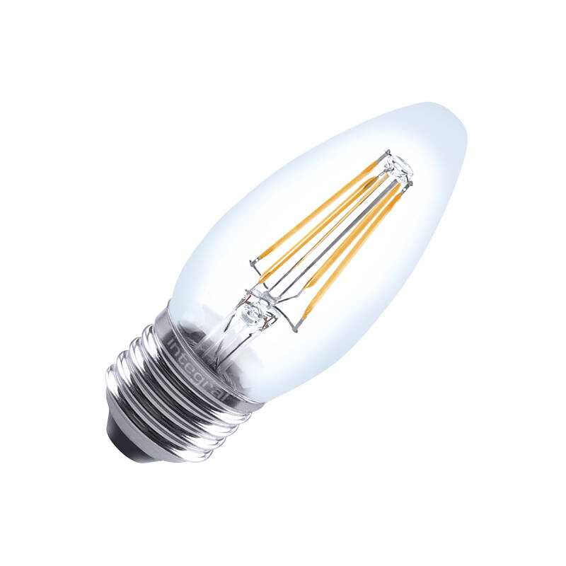 Image of 4.2W Warm White Decorative Filament Dimmable LED Candle Bulb