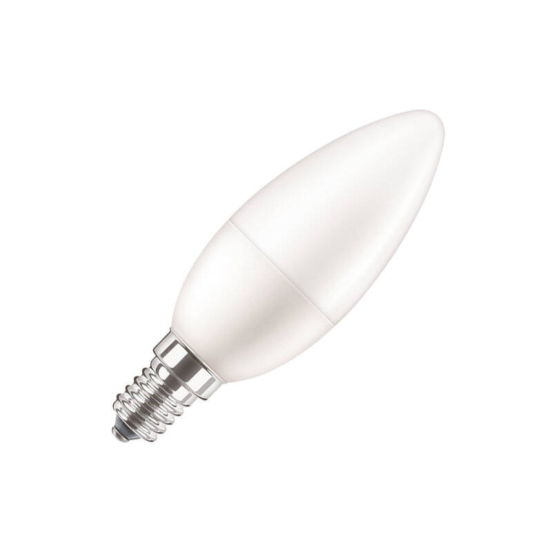 Image of Philips 5W Warm White LED Frosted Candle Bulb