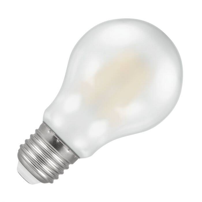 Image of Crompton 7.5W Warm White Dimmable LED Decorative Filament Pearl GLS Bulb