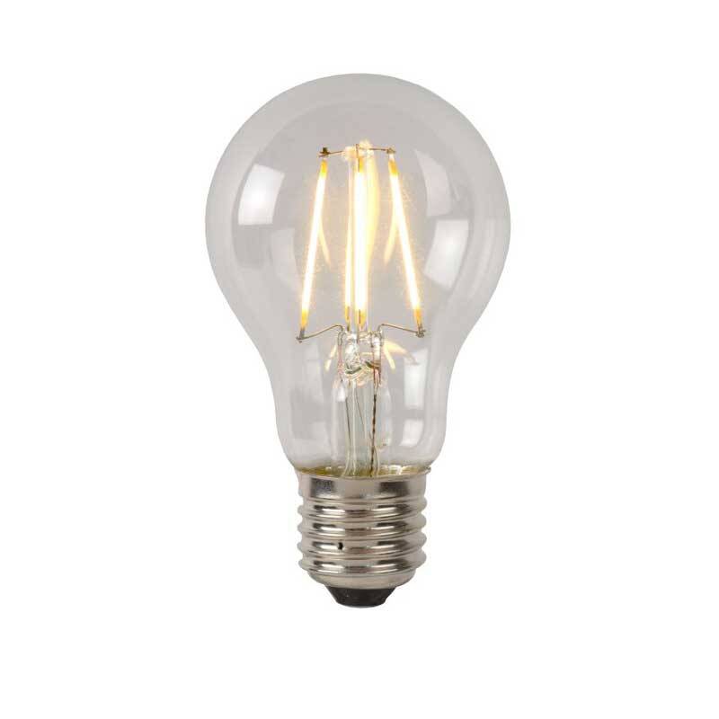 Image of Lucide A60 7W Warm White Dimmable LED Decorative Filament GLS Bulb