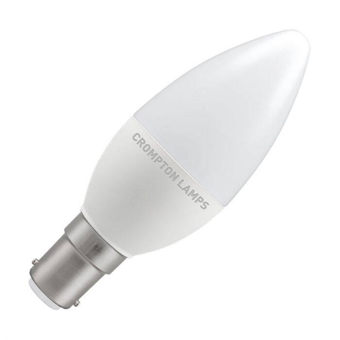 Image of Crompton 5.5W Warm White LED Candle Bulb