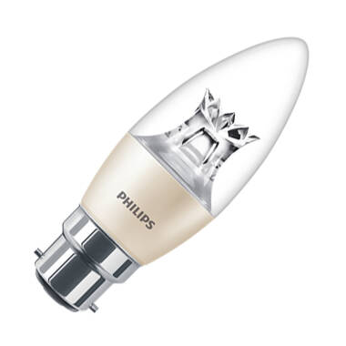 Philips Master Diamond Spark 5.5W Warm White LED DimTone Candle Bulb