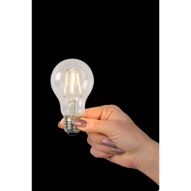 Image of Lucide 5W Warm White Dimmable LED Decorative Filament GLS Clear