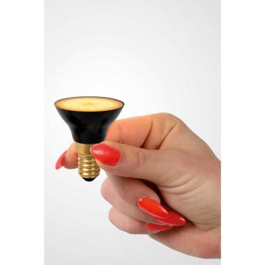 Image of Lucide 5W Dimmable LED Golf Ball Black - Small Screw Cap