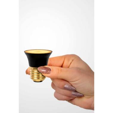 Image of Lucide 5W Dimmable LED Golf Ball Black - Screw Cap