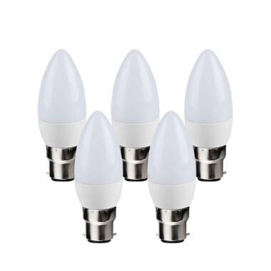 Envirolight 6W Warm White LED Candle Bulb - Bayonet Cap