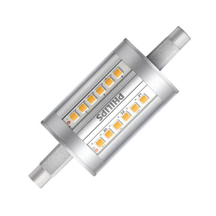 Image of Philips CorePro 7.5W Warm White LED Linear Bulb - R7S