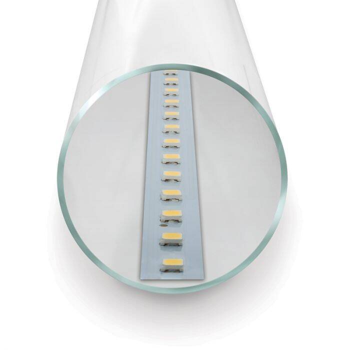 Image of Crompton 9W LED T8 Full Glass Tube - 2ft