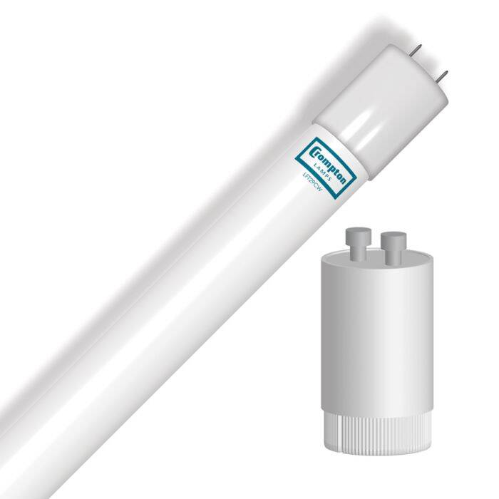 Image of Crompton 17.5W LED T8 Full Glass Tube - 4ft