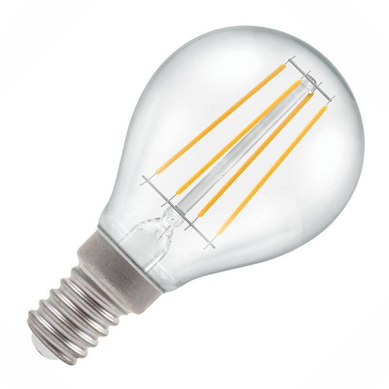 Image of Crompton 5W Dimmable LED Decorative Filament Golf Ball Bulb - Small Screw Cap