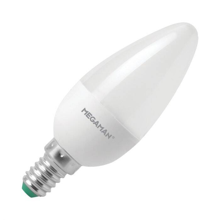 Image of Megaman 2.9W Warm White LED Candle Bulb