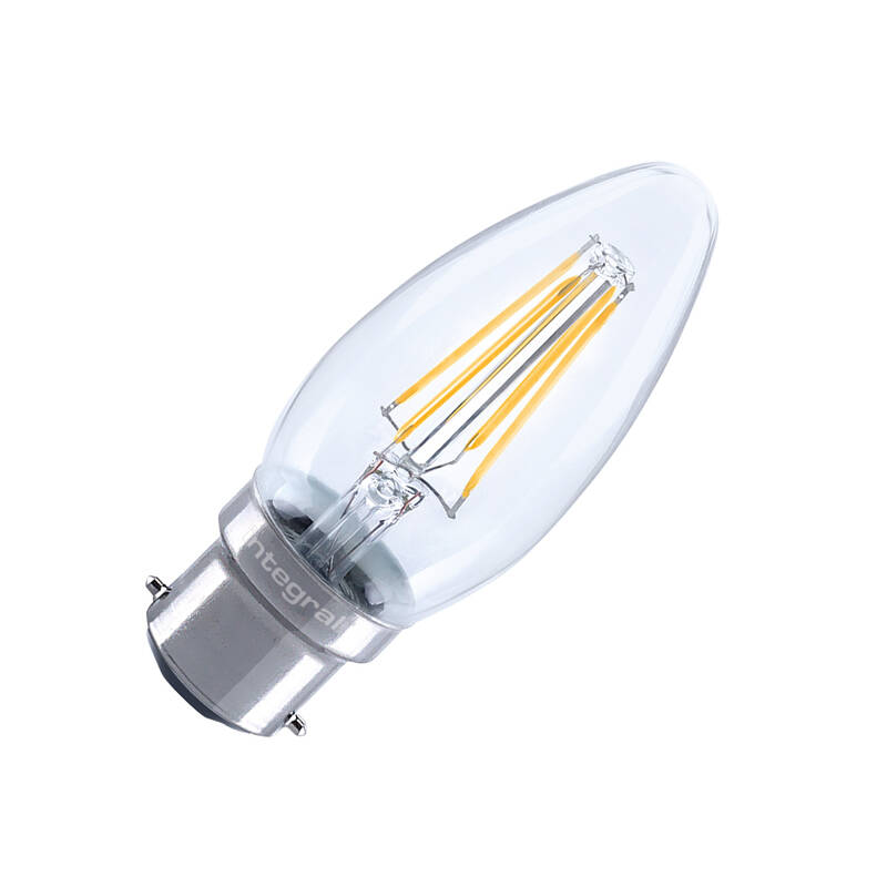 Image of 4.2W Warm White Decorative Filament LED Candle Bulb