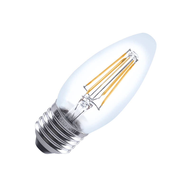 Image of 4.2W Warm White Decorative Filament LED Candle Bulb