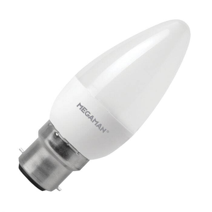 Image of Megaman 5.5W Cool White LED Candle Bulb