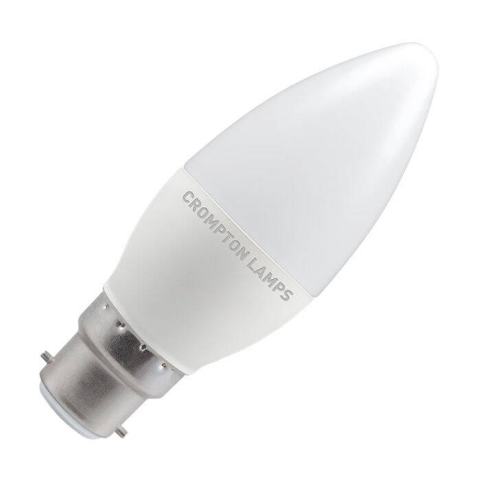 Image of Crompton 5.5W Daylight Dimmable LED Candle Bulb