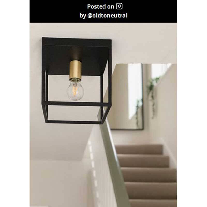 Image of Lucide Ruben 4 Light Flush Ceiling Light