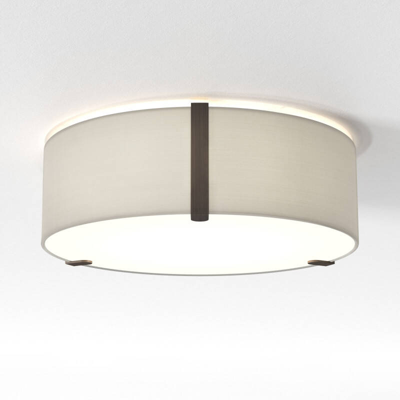 Image of Astro Salina Round Flush Ceiling Light 400mm