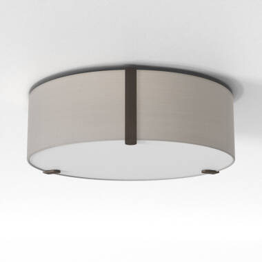 Image of Astro Salina Round Flush Ceiling Light 400mm