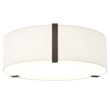 Image of Astro Salina Round Flush Ceiling Light 400mm