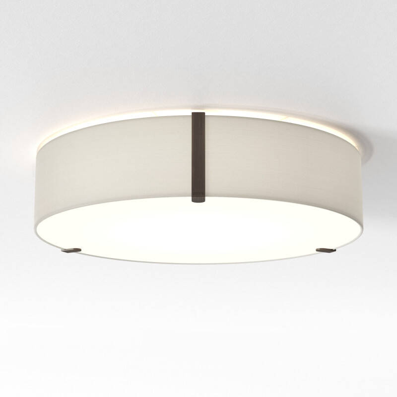 Image of Astro Salina Round Flush Ceiling Light 400mm