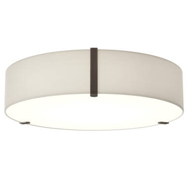 Image of Astro Salina Round Flush Ceiling Light 400mm