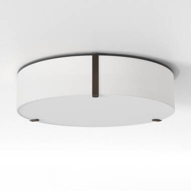 Image of Astro Salina Round Flush Ceiling Light 400mm