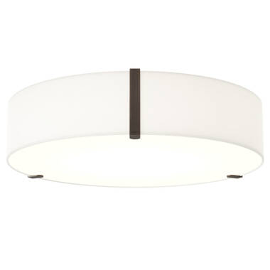 Image of Astro Salina Round Flush Ceiling Light 400mm