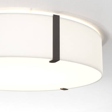 Image of Astro Salina Round Flush Ceiling Light 400mm