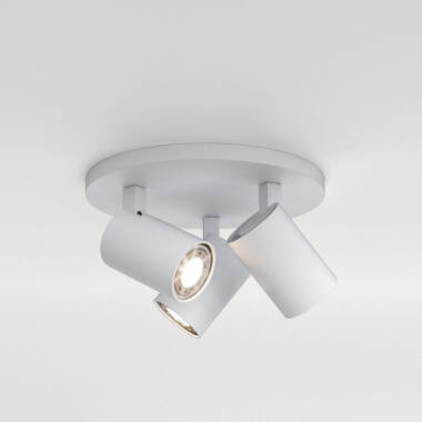 Astro Ascoli 3 Light Round Spotlight Plate