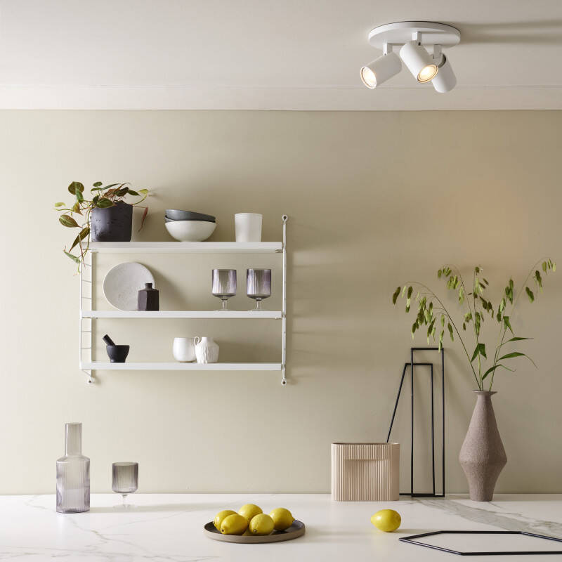 Image of Astro Ascoli 3 Light Round Spotlight Plate