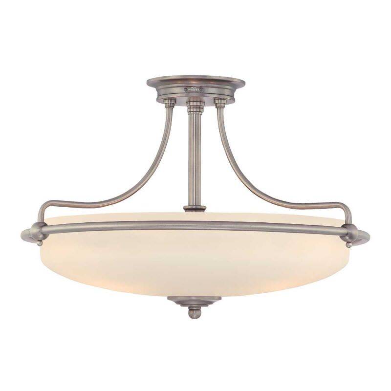 Image of Quoizel Griffin Large Semi-Flush Ceiling Light