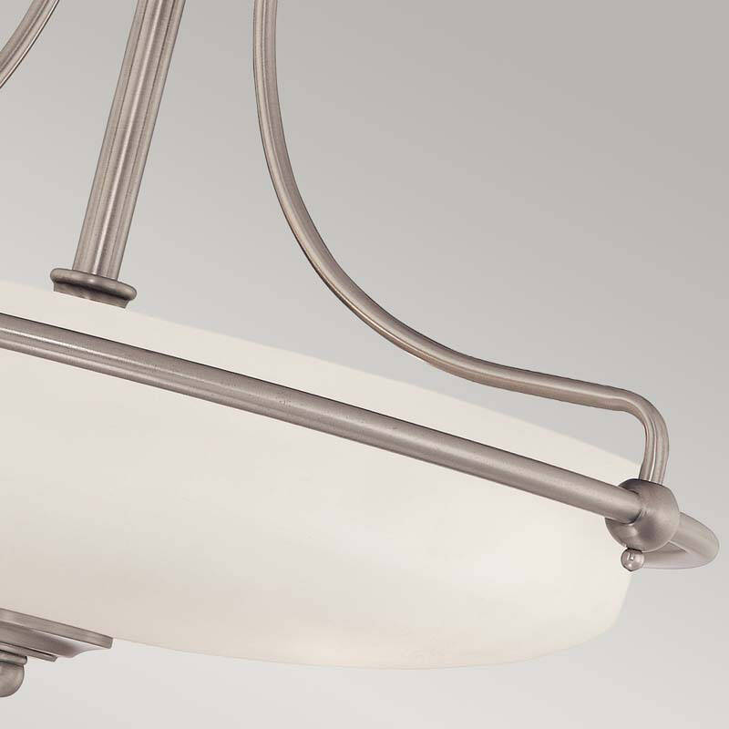 Image of Quoizel Griffin Large Semi-Flush Ceiling Light