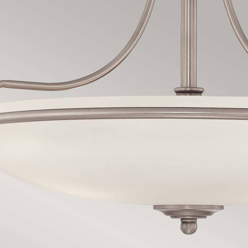 Image of Quoizel Griffin Large Semi-Flush Ceiling Light