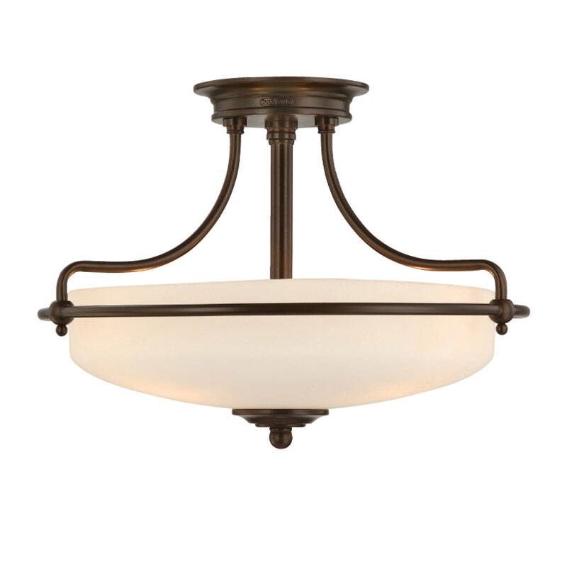 Image of Quoizel Griffin Semi-Flush Ceiling Light