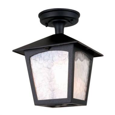 Elstead York Semi Flush Porch Lantern