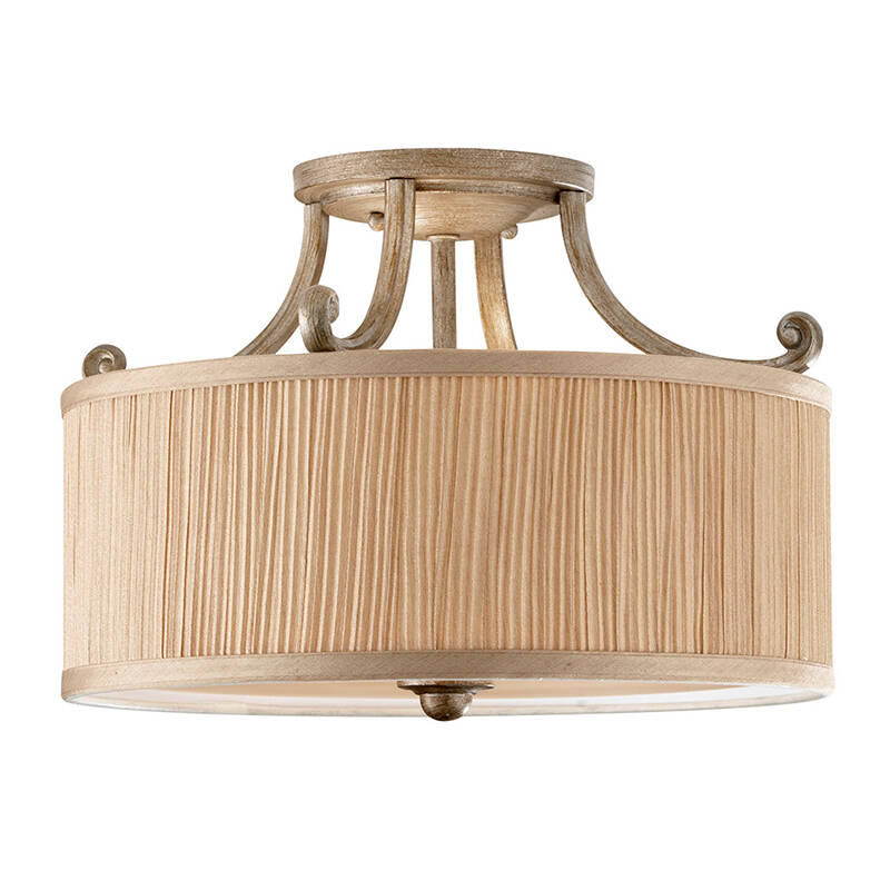 Image of Feiss Abbey Semi-Flush Ceiling Light