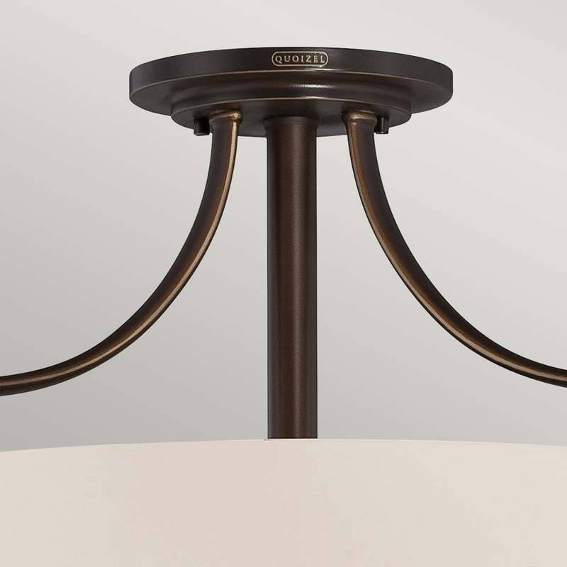 Image of Quoizel Chantilly Semi-Flush Ceiling Light