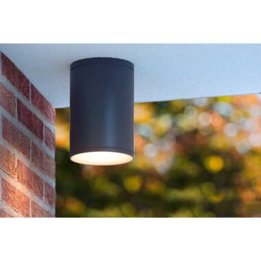 Image of Lucide Tubix Outdoor Flush Ceiling Light
