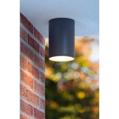 Image of Lucide Tubix Outdoor Flush Ceiling Light