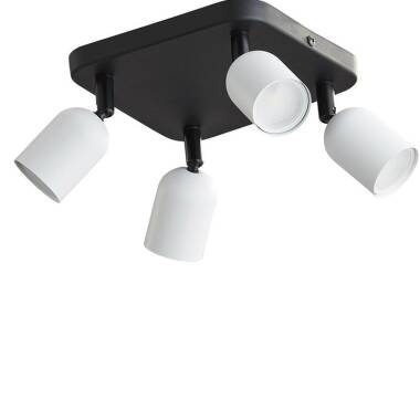 Edit Noir 4 Light Spotlight Plate