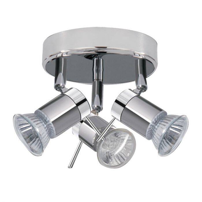 Image of Searchlight Aries 3 Light LED Spotlight Plate