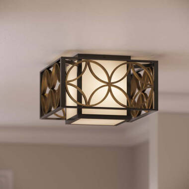 Image of Feiss Remy Flush Ceiling Light