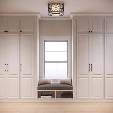 Image of Feiss Remy Flush Ceiling Light