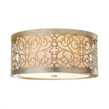 Feiss Arabesque 2 Light Flush Ceiling Light