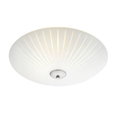 Cut 43 Glass Flush Ceiling Light